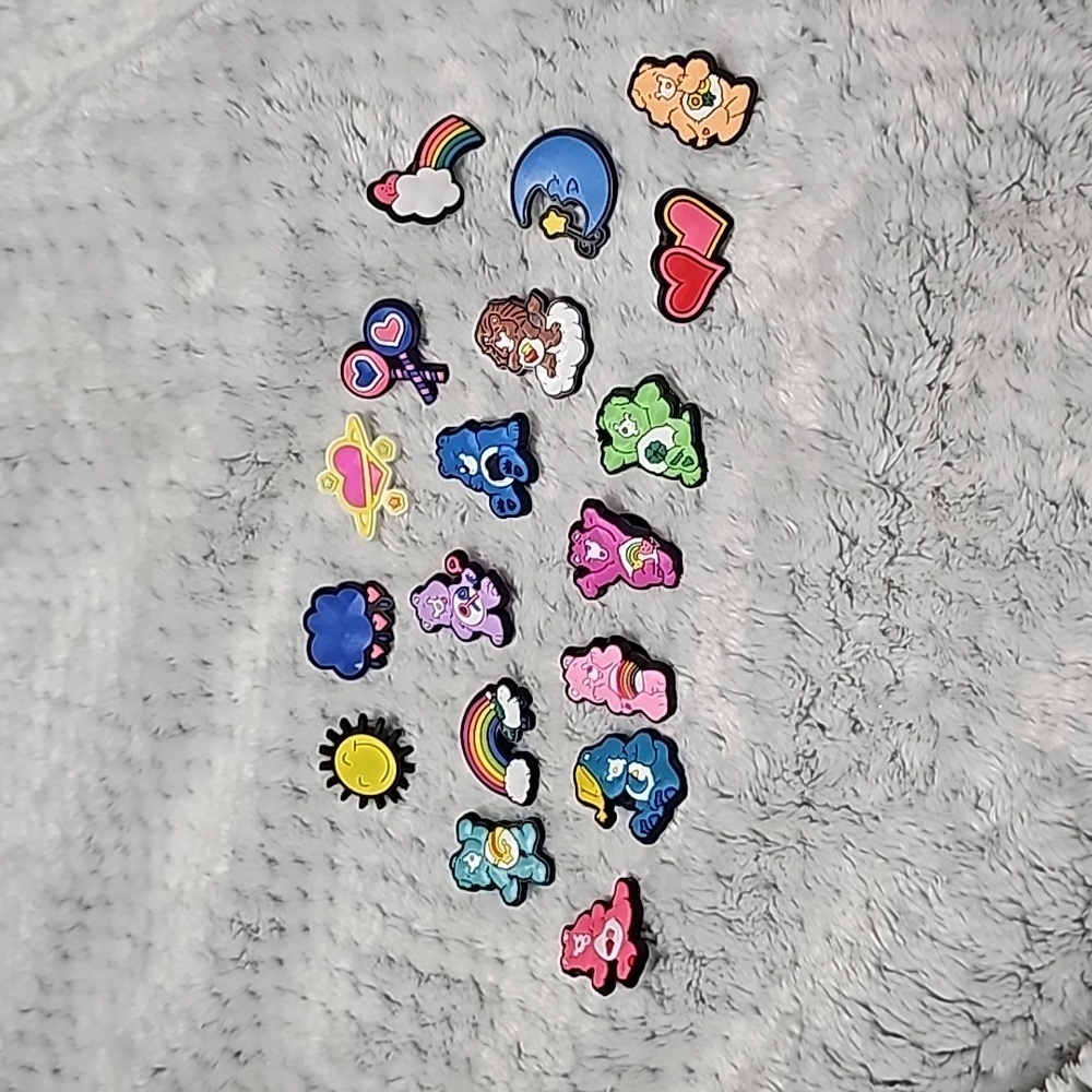 Care Bear Style Shoe Charms